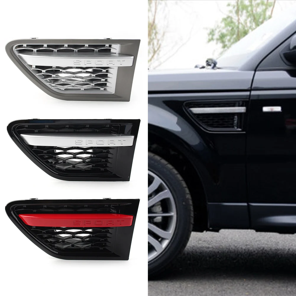 

Car Front Left Side Fender Air Vent Grille Grill For Land Rover Range Rover Sport 2010 2011 2012 2013 ABS Plastic