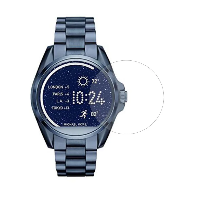 Película protetora de vidro temperado para michael kors, protetor de tela de relógio acessacessacesso brshaw mkt5001 mkt5004 mkt5006 mkt5012/5013/5018