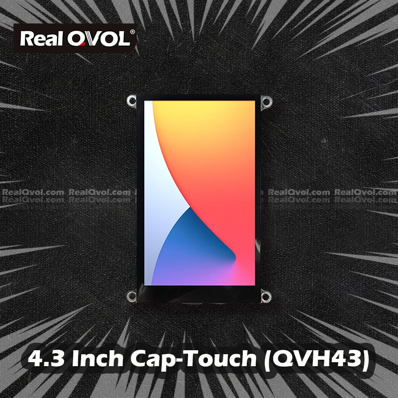 

RealQvol QVH43 4.3 Inch Capacitive Touch LCD 480x800 Replaces S430 Works with 4418 and 6818 Under UbuntuCore+Qt Debian Android