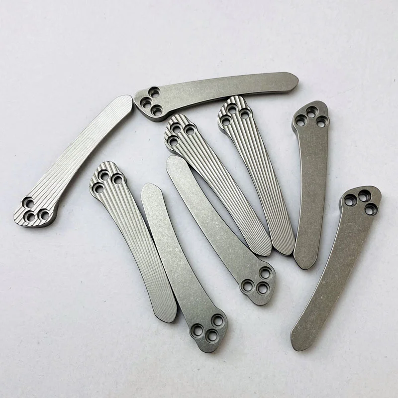 Imagem -06 - Feito à Mão Feito à Mão Faca de Titânio Profundo Levar Bolso Clipe de Volta Braçadeira para Spyderco Paramilitary2 C81 Para3 C223 C10 com Parafusos Peças