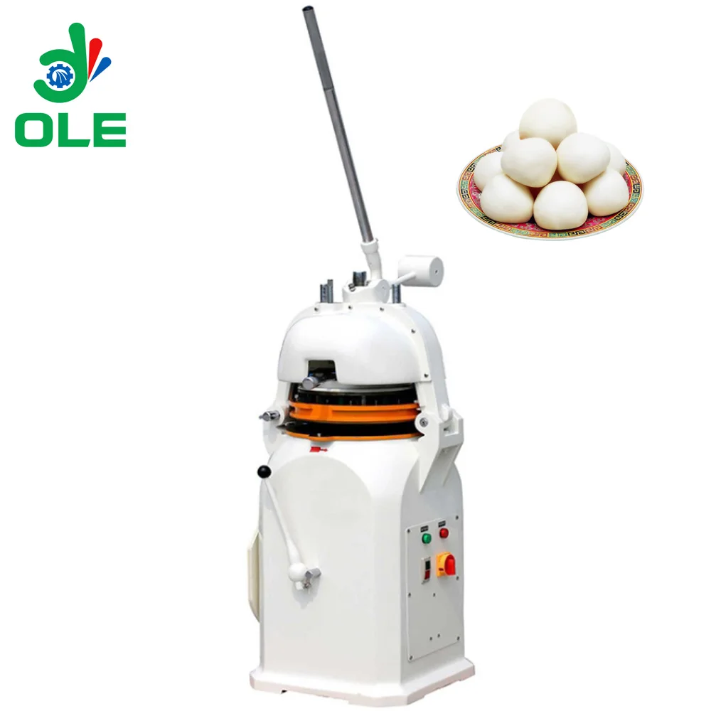 One Person Operation 30-100g Semi Auto Dough Divider Cutter Rounder Making Machine