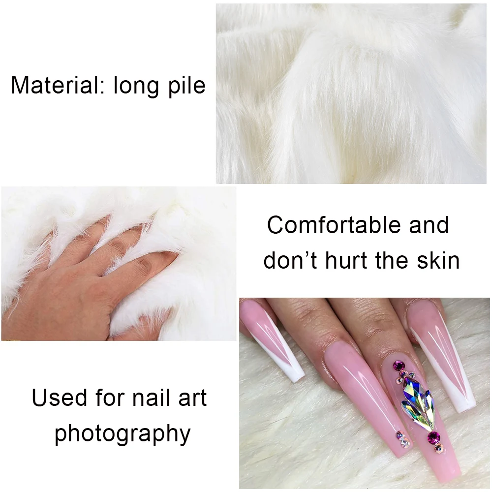 Nail Photo Background Take Picture Washable Nails Mat Soft Manicure Practice Cushion Foldable Hand Rest Pad Nail Art Equipment