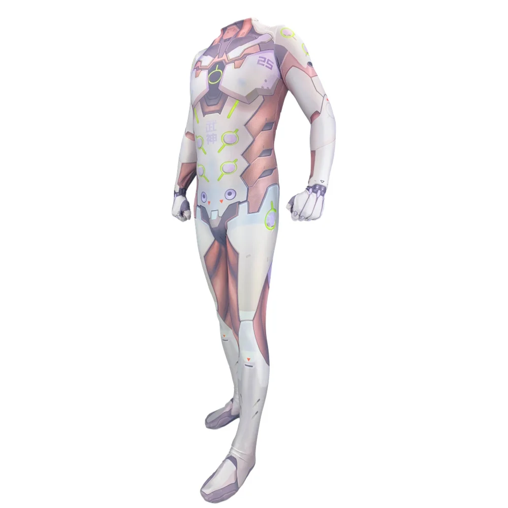 Costume Genji Cosplay pour hommes, combinaison en Spandex Lycra Zentai pour jeux d'impression 3D, combinaison d'halloween