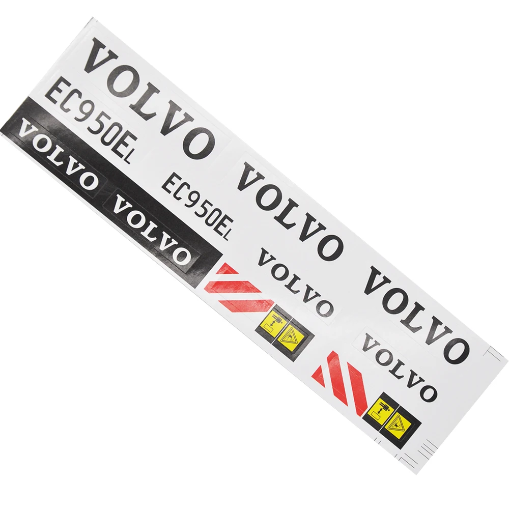 EC950E Sticker For HUINA 594 1594 22 Channel 1:14 Alloy 2.4G RC Excavator Upgrade Sticker