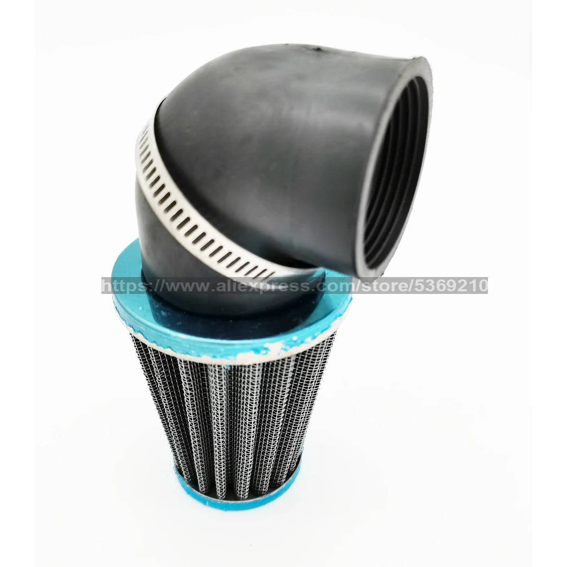 Air Filter 50-125cc 2 Stroke 90 Degree Bend Elbow 35 38 42 45 48-50mm zero resistance filter For Motorcycle ATV Pocket Bike Moto