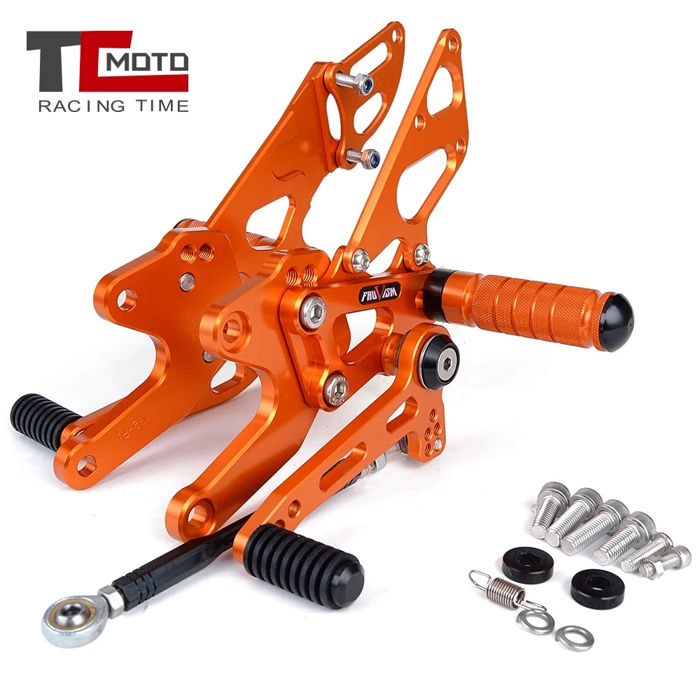 ​Motorcycle Footrest Kit Adjustable Rear Sets for KTM 1290 Super Duke R 2014-2024 2016 2017 2018 1290 Superduke R Rearsets