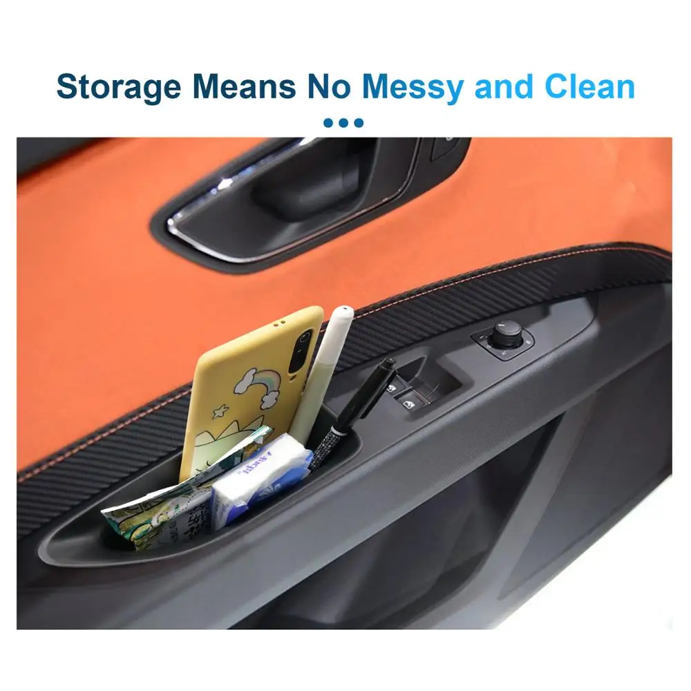 RUIYA для Leon MK3 Typ 5F 2013-2019 Автомобильная дверь боковая для хранения поддонов контейнер для хранения Авто Интерьер Leon MK3 аксессуары 2019