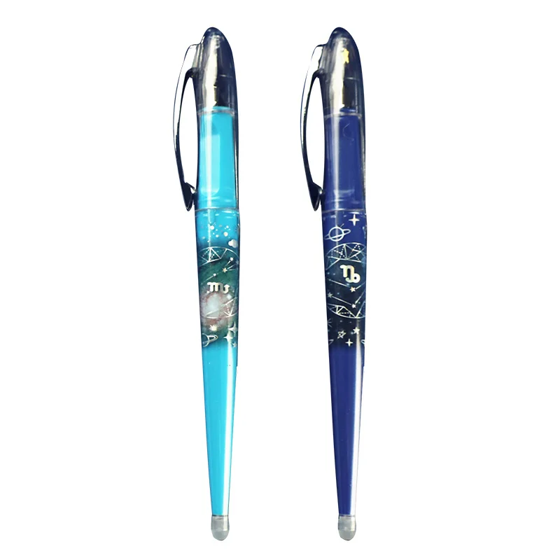 Friction Pen 12 Constellations Series Erasable Fountain Pen With  3pcs Blue Ink Sac