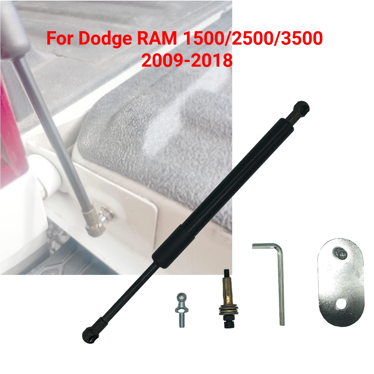 Car Tailgate Shock Rear Truck Gas Assist Slowdown Struts Bars Lift Support DZ43301 For Dodge RAM 1500 2500 3500 2009 2010-2018