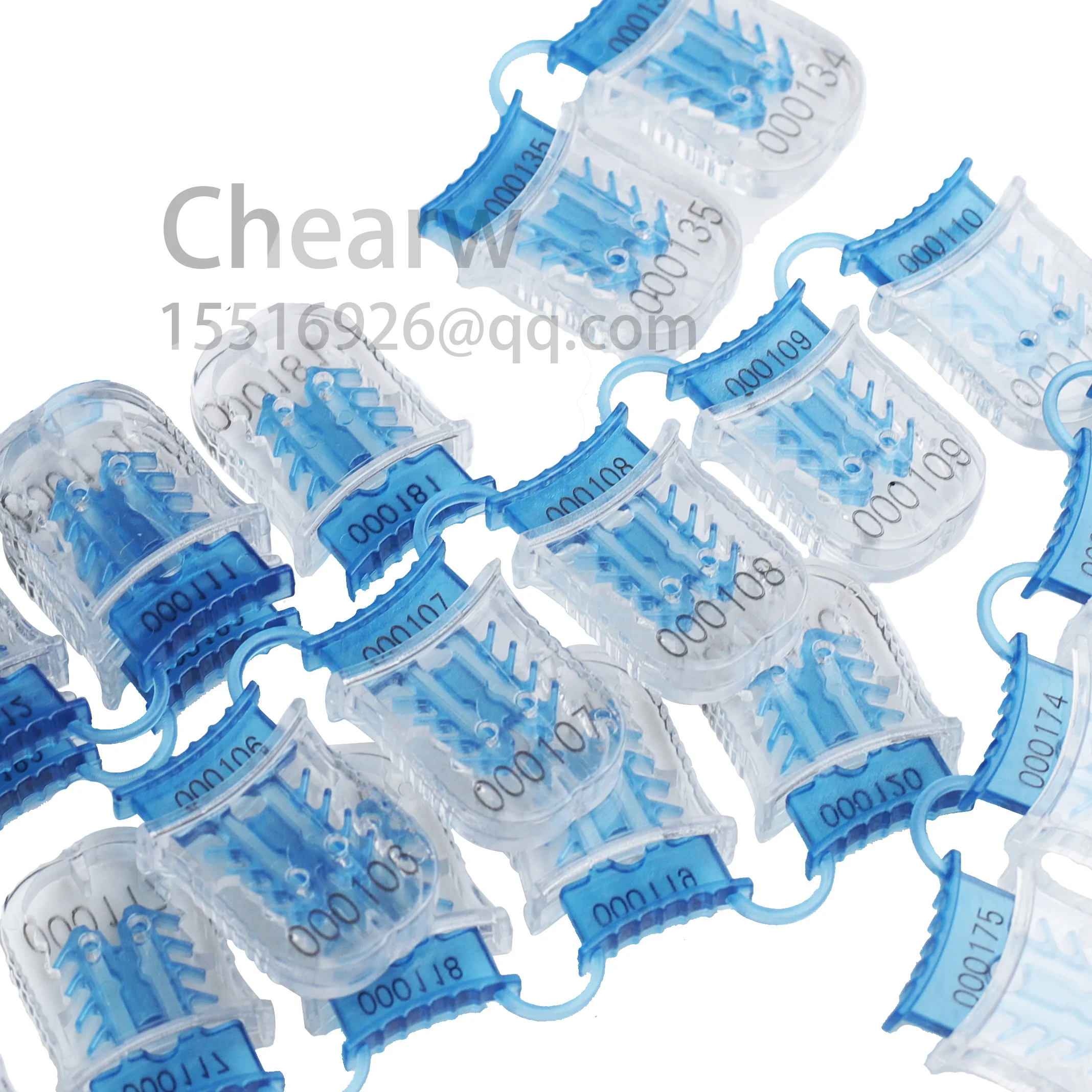 100piece Rectangle Bar Code Plastic Meter Seal Manufacturer Good Quality Seals , Gas Seals , High Security Lock disposable