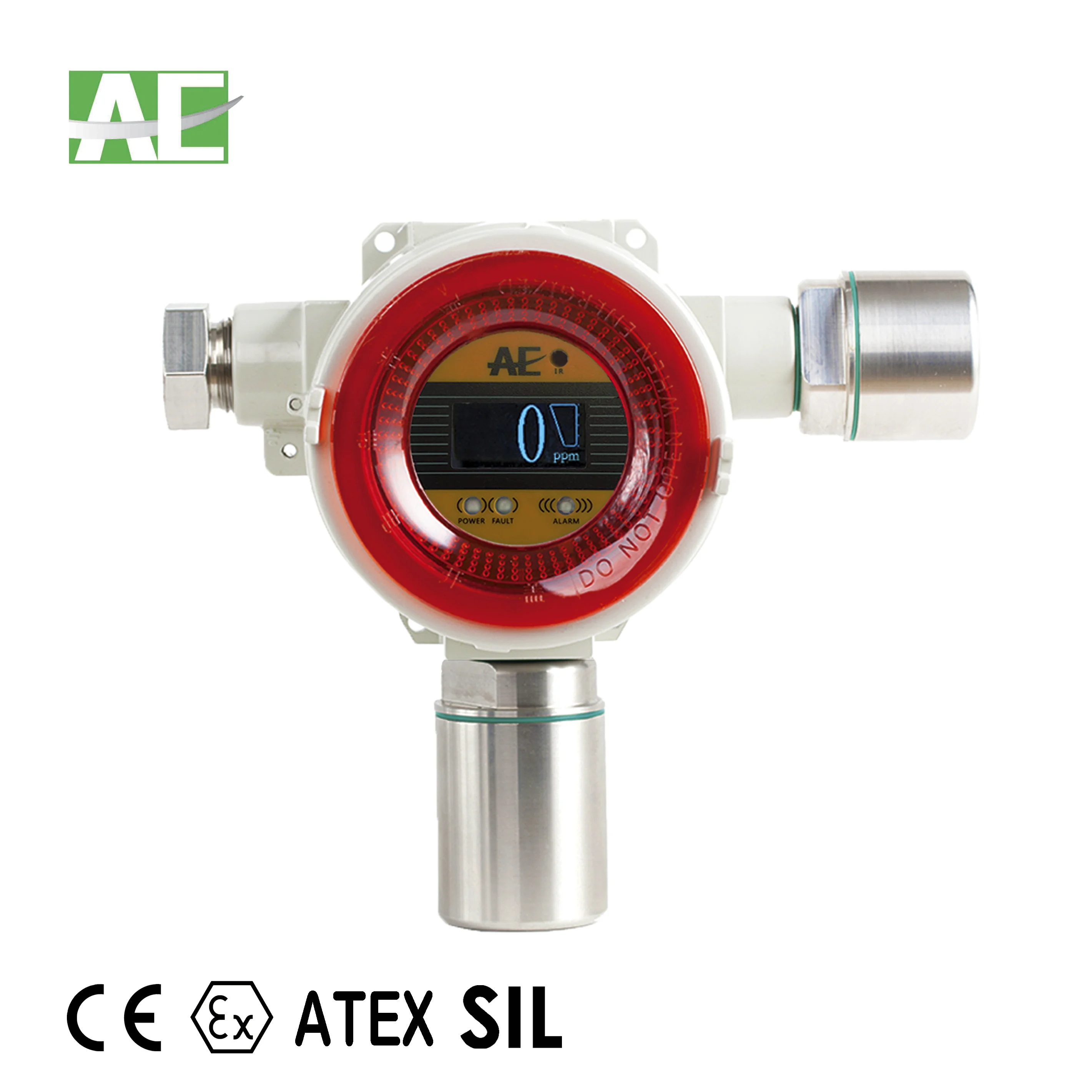 

Фиксированный газовый монитор AG310 CE ATEX LEL CO CO2 H2S SO2