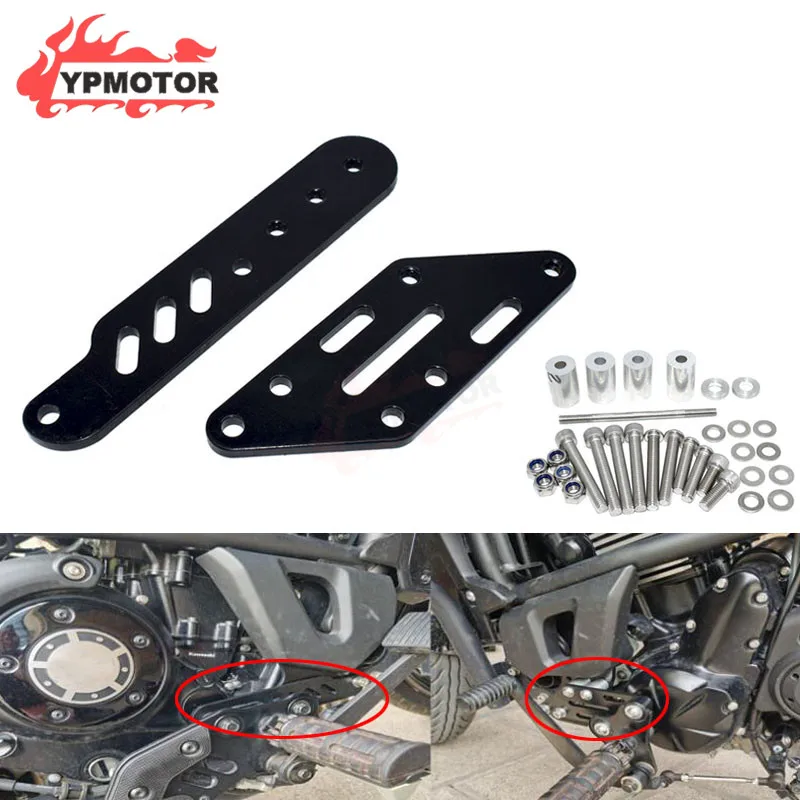 

VN 650 Touring Motorycle Back Move 10CM Front Footpeg Bracket Footrest Holder Support Holder For Kawasaki VN650 Vulcan S 650