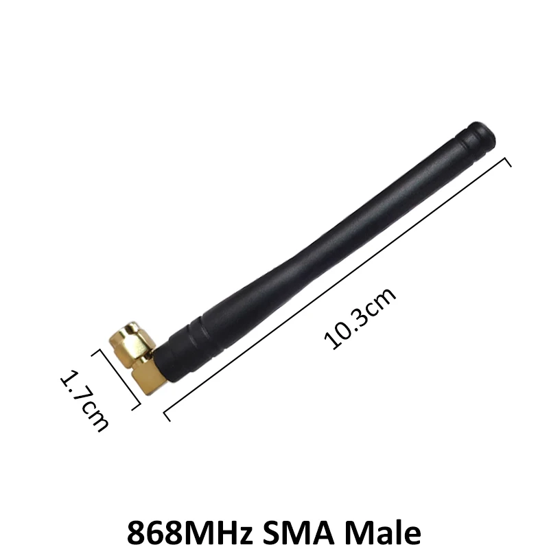 GWS 1P 2P 868mhz antenna 3dbi sma male 915mhz GSM lora antene 10cm pbx iot module lorawan signal receiver antena