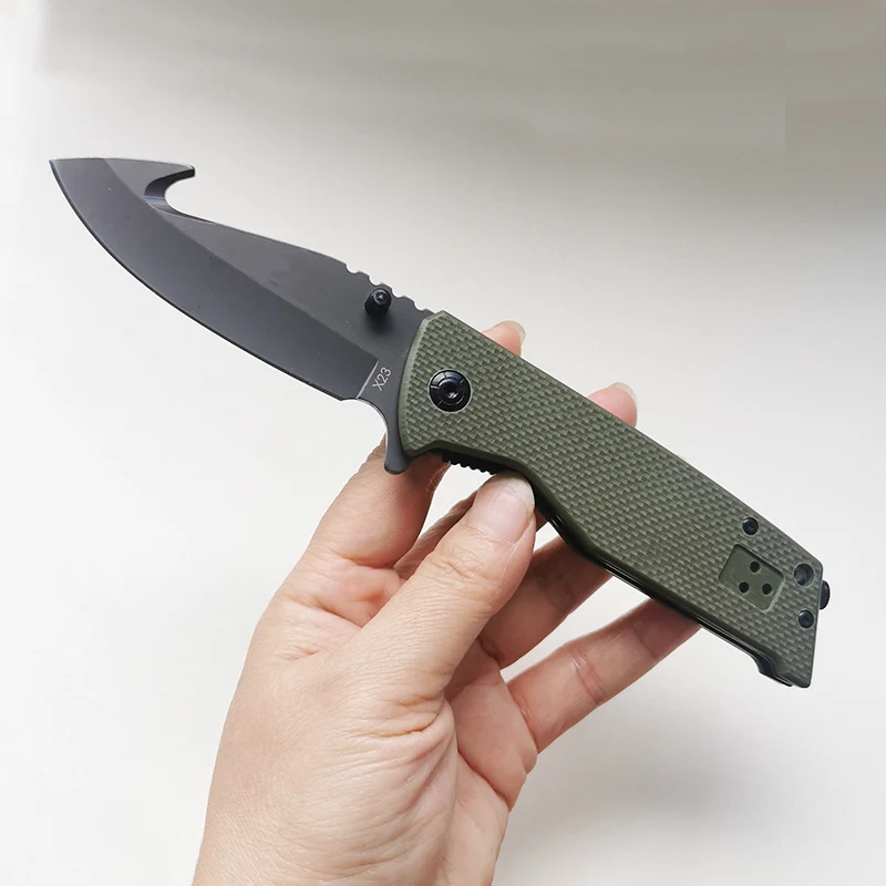 Kitchen tools Folding knife sharp knife 3Cr13 steel blacksmithing collection outdoor multi-function self-defense Tool knife