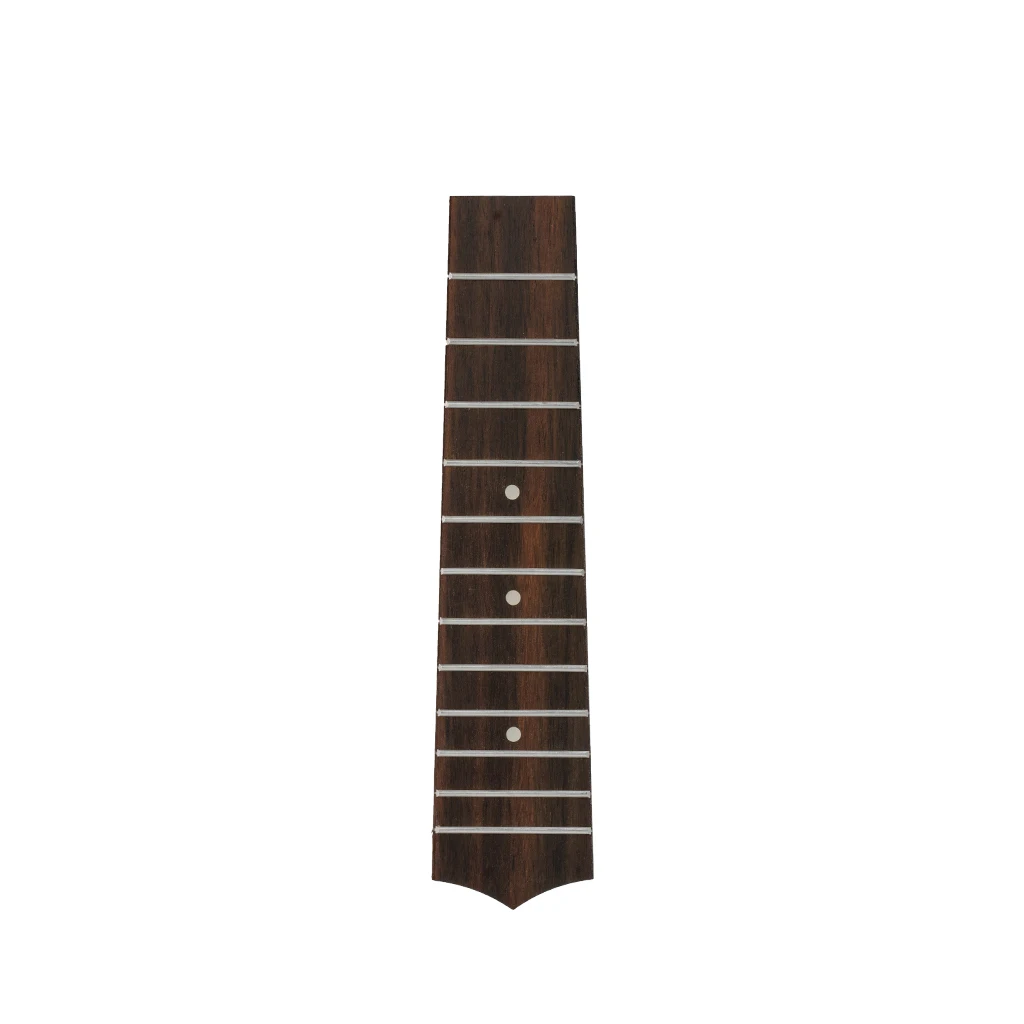 21 Inch Soprano Uke Fingerboard Rosewood 12 Wire Frets Fretboard Ukulele DIY Parts Replacement