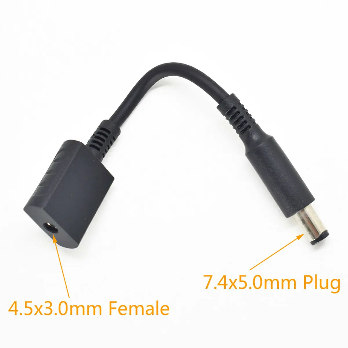 

10pcs 7.4x5.0mm Male to 4.5x3.0mm Female Central Pin Adapter HP DC Power Cable