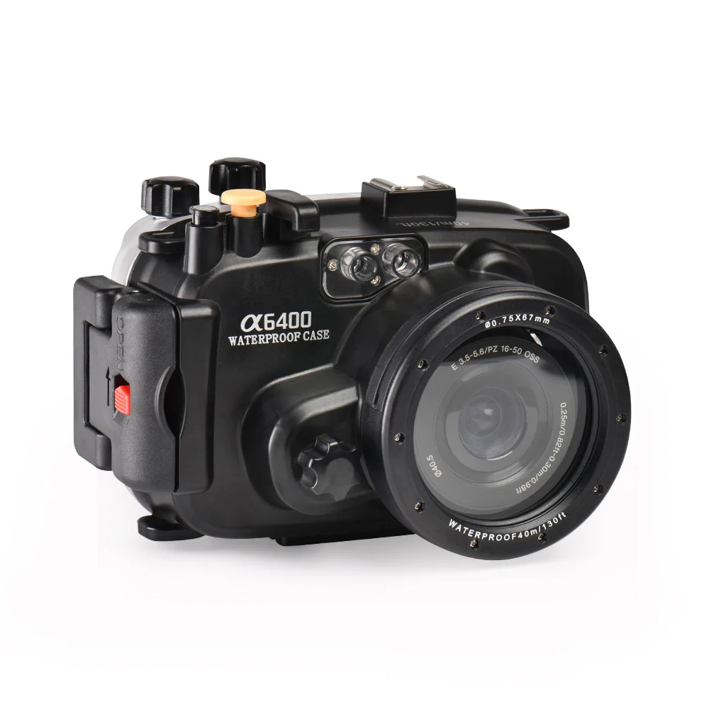 Sony A6300 (16-50)用水中防水ハウジングMeikon(メイコン) MEIKON 130ft/40m Waterproof Box Underwater Housing Camera Diving
