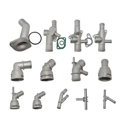 Aluminium Cooling Coolant Water Distribution Pipe Hose Connector For Golf MK4 Jetta 1.8T 2.0L TDI for Audi TT 1J0121087C