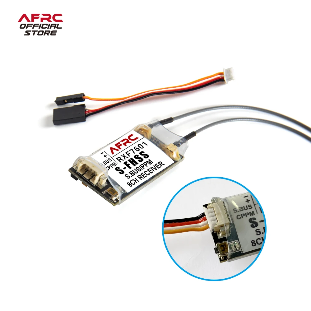 AFRC-RXF7601 Mini Receiver For Futaba S-FHSS / TM-FH RF Module remote control system 18MZ, 14SG, 10J, 8J, 6J etc