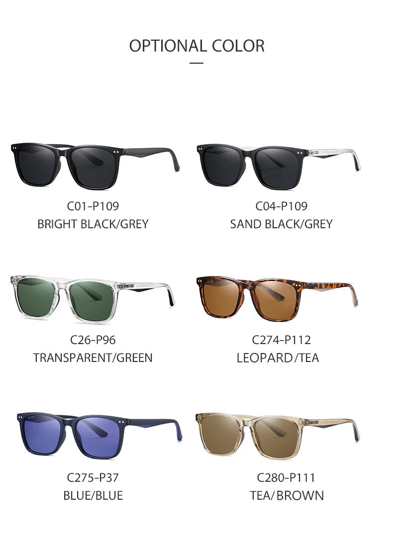 LM Platz Polarisierte Sonnenbrille Frau Mode Reise Gläser Mann Anti Glare Fahren UV400 Brille Trendy Unisex zonnebril dames – Detail 14