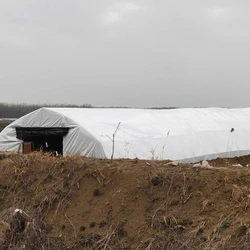 9M szerokości ogrodowa powłoka cieplarniana grubości 0.12mm czarno-biała folia plastikowe osłony do sadzenia sadzonek w magazynach