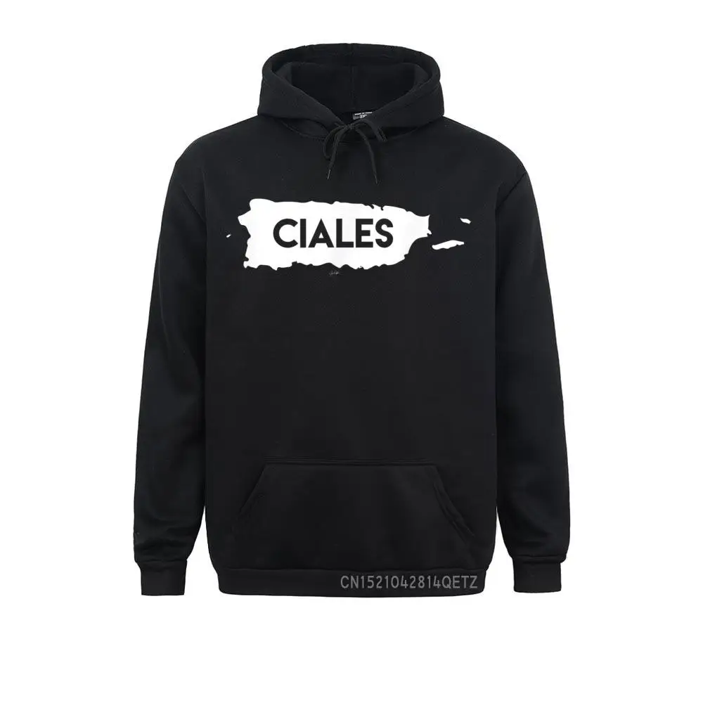 Funny Ciales Puerto Rico Boricua Puerto Rican #Ciales Chic Long Sleeve Cozy Autumn Hoodies Funny Clothes Men Sweatshirts