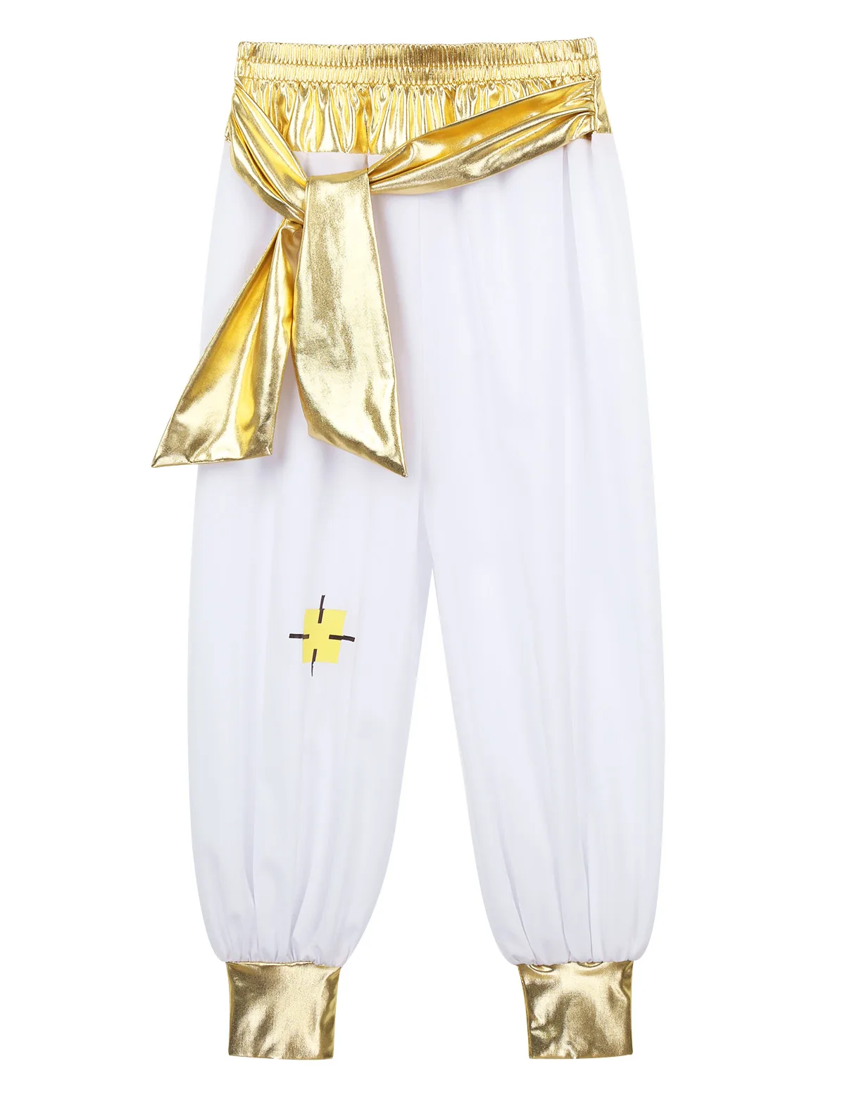 Kid Boy Mythical Prince Aladin Carnival Cosplay Outfit Halloween Party Arabian Prince Role Play Waistcoat Vest Top+Belted Pants