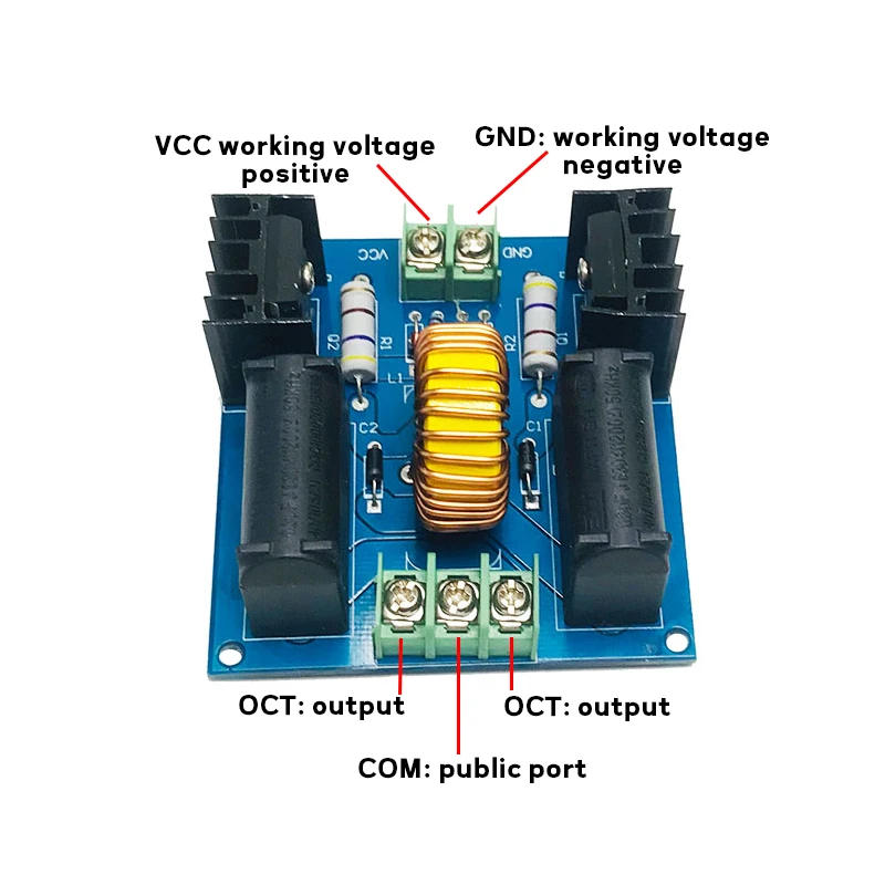 ZVS Drive Board Tesla Coil Power Supply Boost High Voltage Generator Drive Board Lnduction Heating Module System