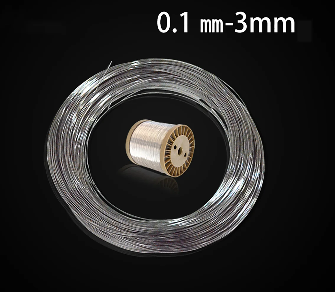 10Meter 304 Stainless Steel Wire Soft Steel Wire 0.2/0.3/0.4/0.5/0.6/0.8/1mm Wire Cord Line Rustproof Handmade DIY