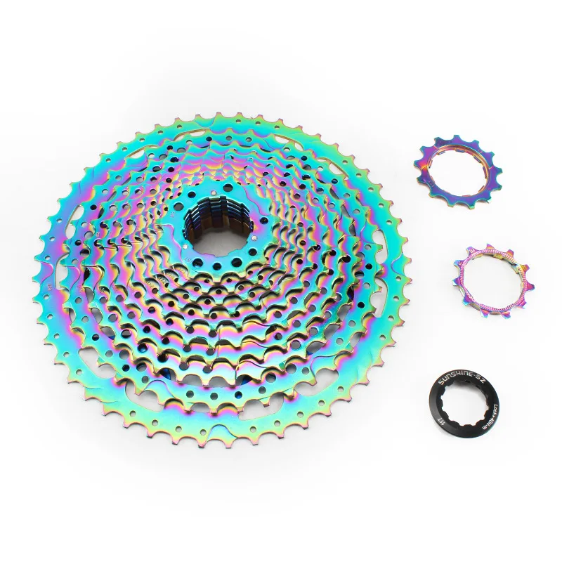 Rainbow Bicycle Freewheel 11 12 Speed Mountain Bike Sprockets 11-50T MTB Cassette 11v 12v Bike HG K7 Flywheel For SHIMANO SRAM