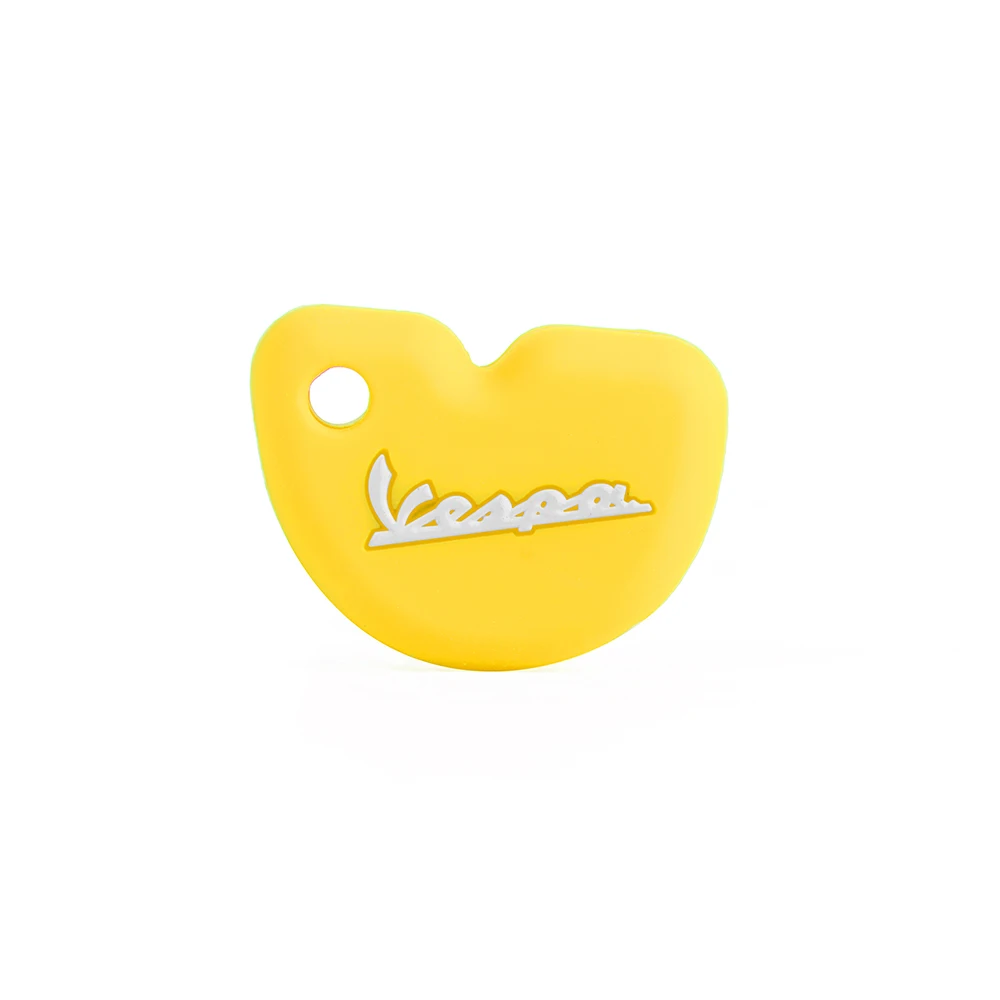 1PC Styling Silicone Rubber Key Case Cover for Vespa Enrico Piaggio GTS300 LX150 Fly 125 3vte Gts 200 250 Scooter Key Decoration