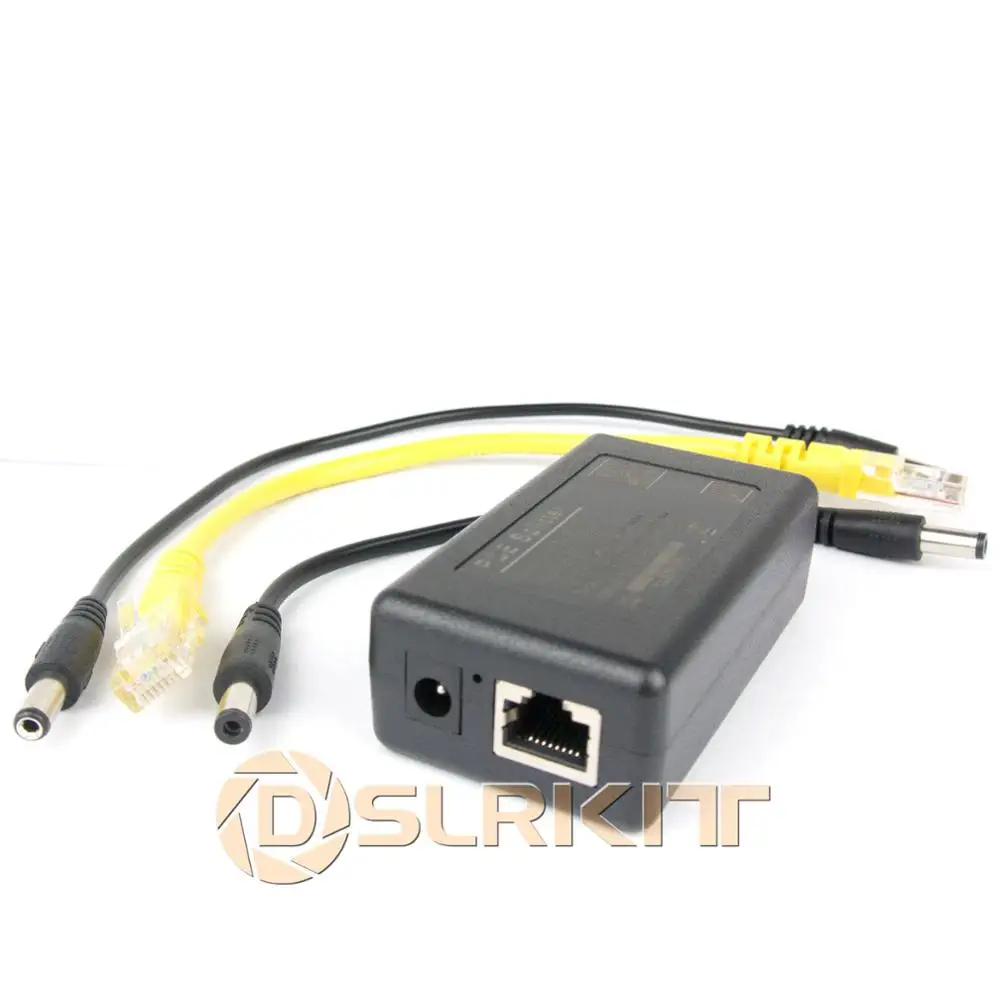 Splitter PoE Attivo 2.5G Gigabit – Uscita 12V 2A 24W Con DC 5.5x2.1mm, Compatibile IEEE802.3af/at E PoE Passivo 48V