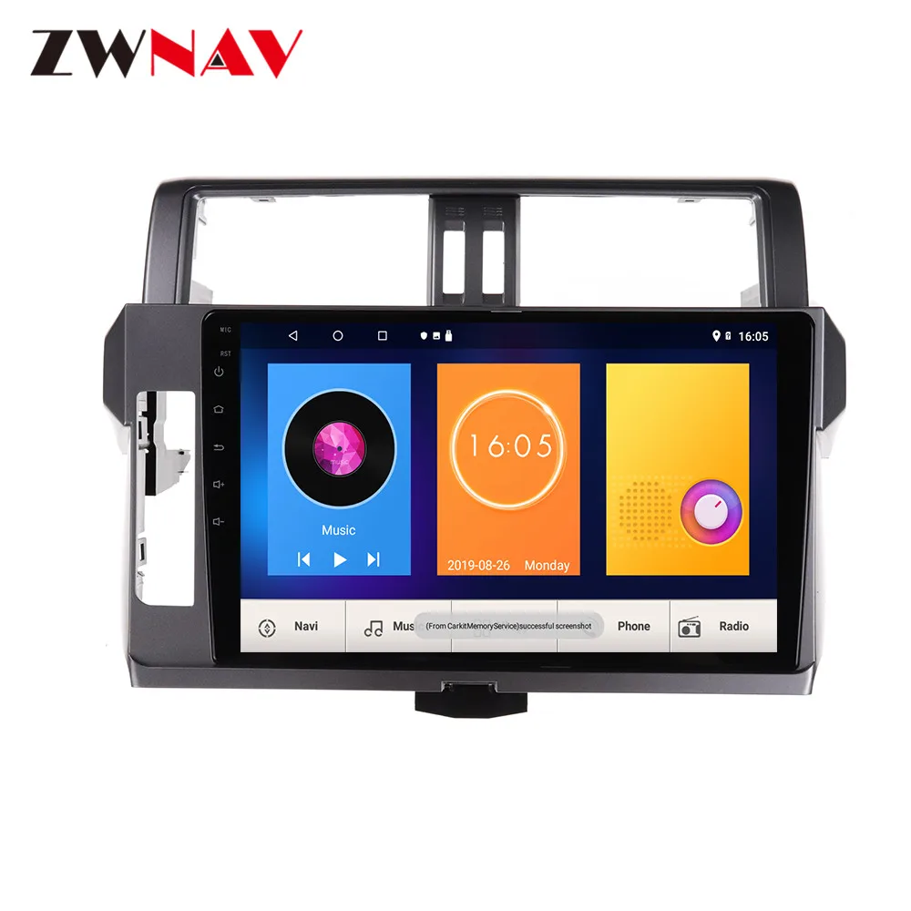 4+128G Android 10 PX6 Car Multimedia player For Toyota Prado 2014-2017 car radio stereo GPS navi head unit touch screen free map