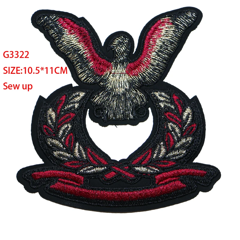 1 Pcs Eagle medal icon Cartoon icon Iron on Patches for Clothing DIY Stripes  Patchwork Stickers for Children Custom Badges