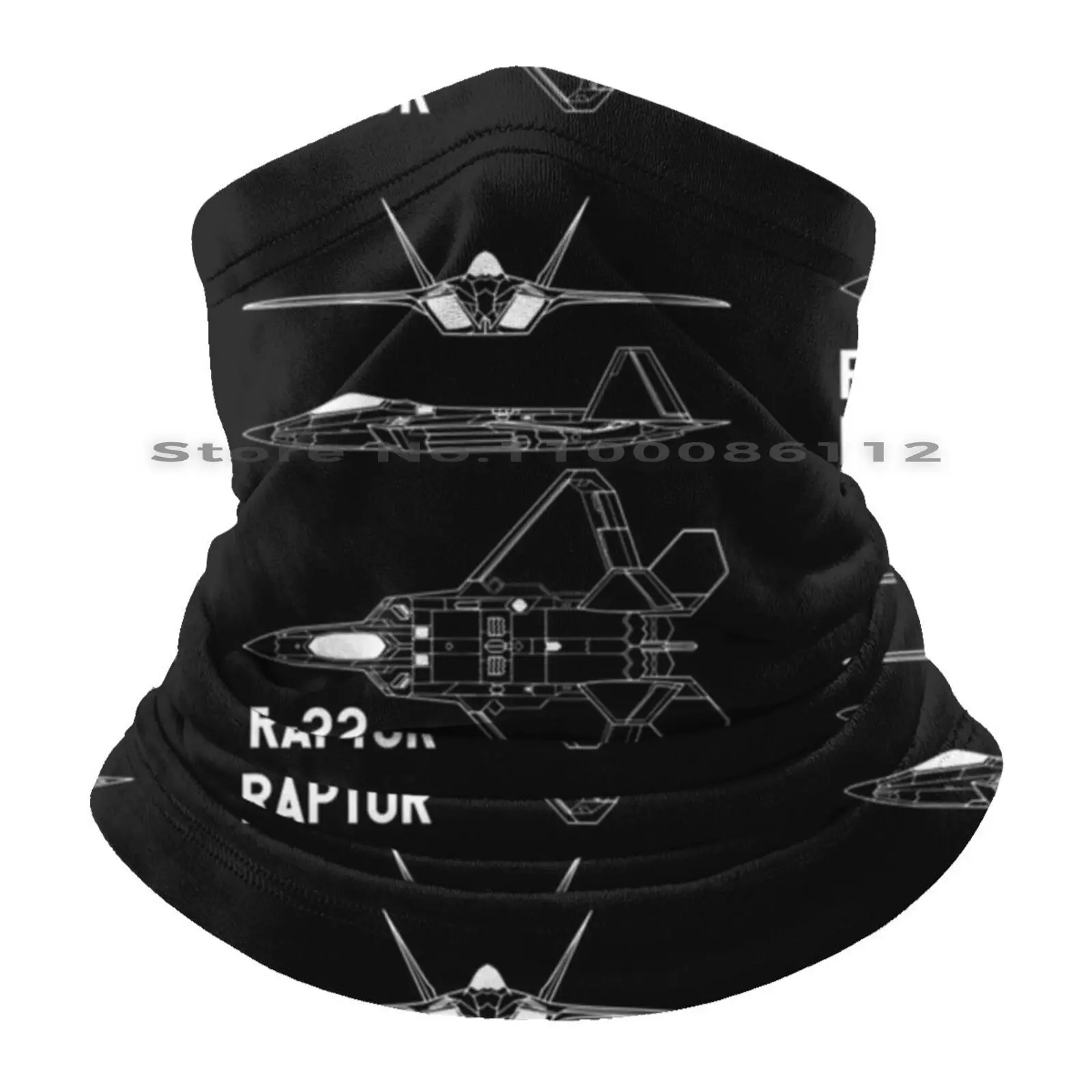 F 22 Raptor White Bucket Hat Sun Cap Jets Airplanes Foldable Outdoor Fisherman Hat image 6