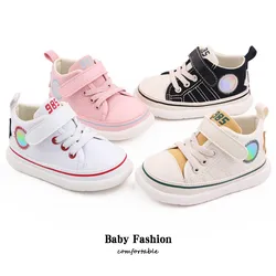 New Baby Canvas Shoes Fashion Spring Autumn Newborn Boys Girls Casual Shoes Sneakers Antislip Infants Soft Sole First Walkers