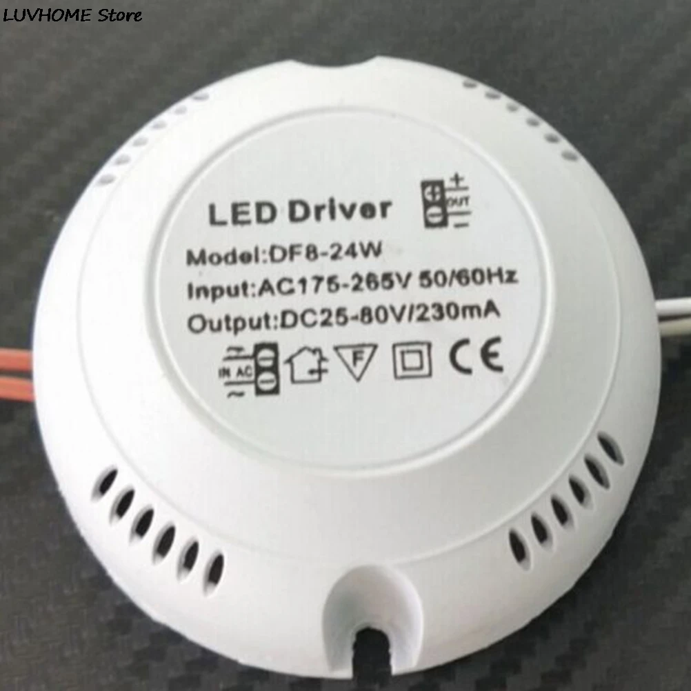 1 Pc 24W 36w LED Driver,ceiling Driver,220v Round Driver Lighting Transform For LED Downlights, Lights