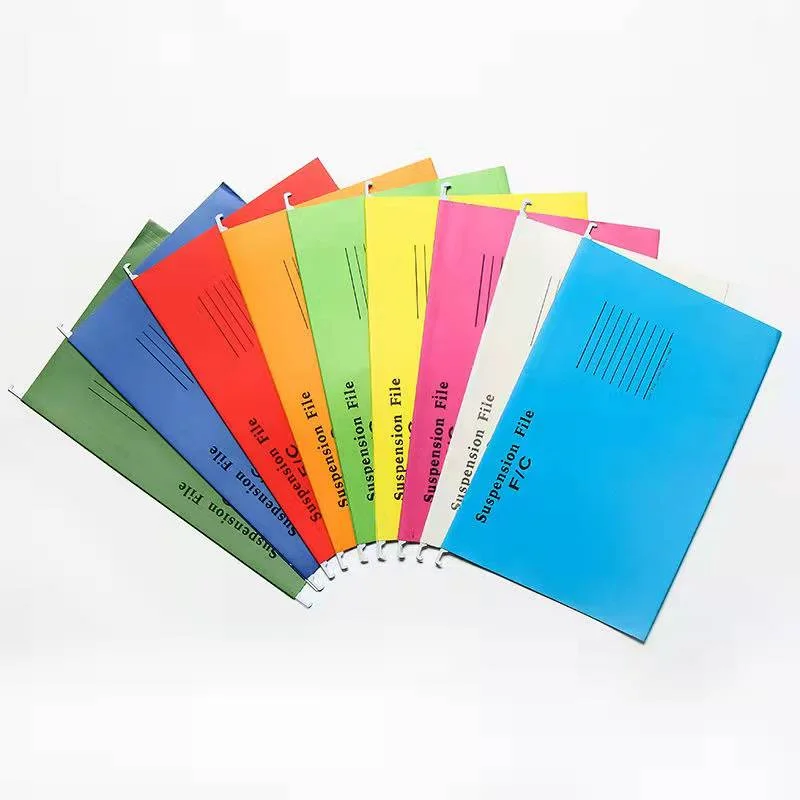 

10pcs FC Hanging Folders Assorted Colors Extra Capacity Reinforced Hang Folders Expanding Filing Folders Office School Supplies