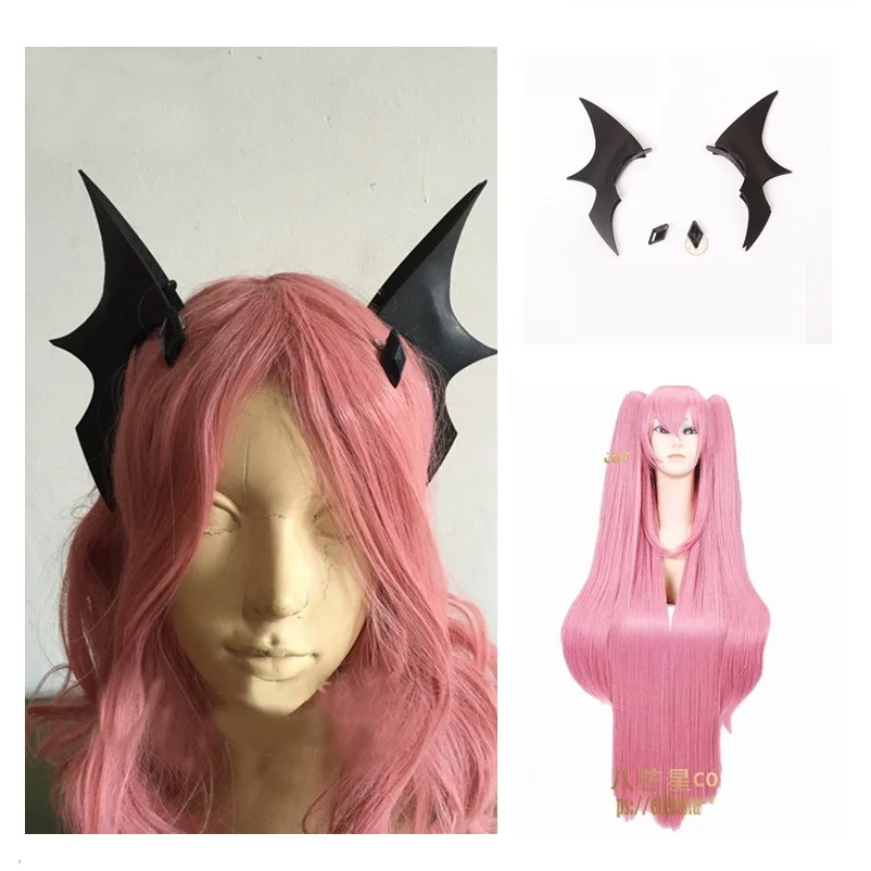 Seraph Of The End Owari no Seraph Krul Tepes Cosplay Headwear Wig Queen's Headdress Bat Hairpin Diamond Hair Clip Costume Props