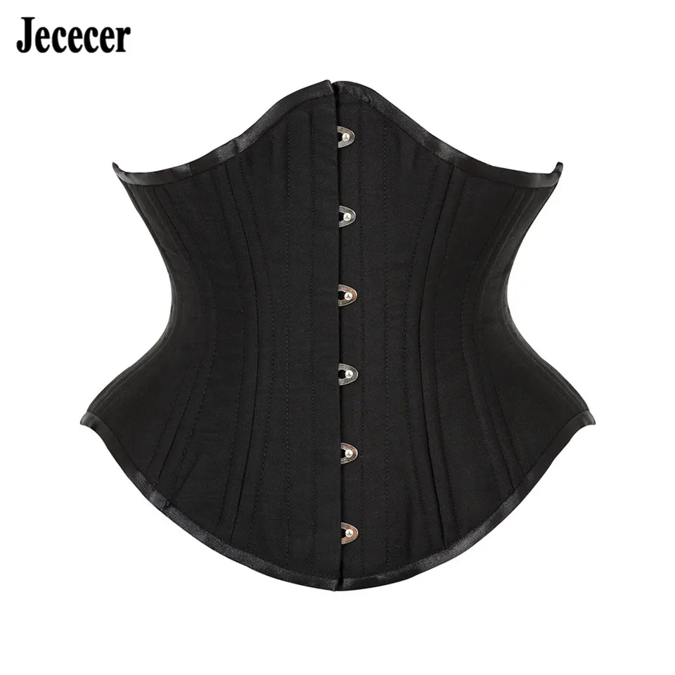 Women Vintage Gothic Corsets Steel Boned Waist Trainer Belly Binders Shapers Belts Body Slimming Tummy Compression Girdles