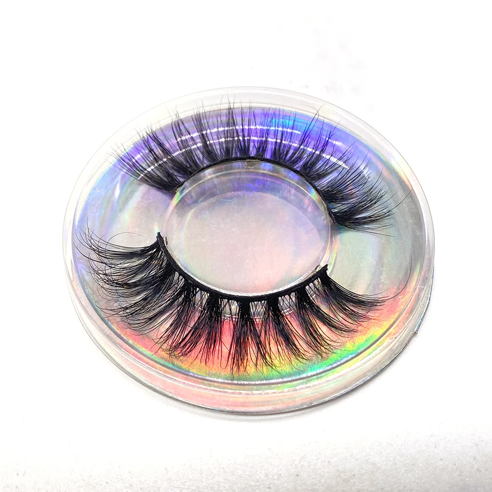 17mm K Series 3D Pure Mink False Eyelashes Daily Thin Style Factory Direct Sales Logo Or Package Can Be Designed Separately