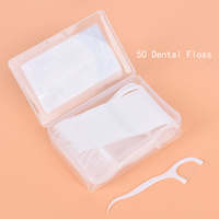 10PCS/30PCS/50PCS Disposable Dental Floss Dental Cleaning Tooth Stick Floss Pick Interdental Brush For Teeth Cleaning