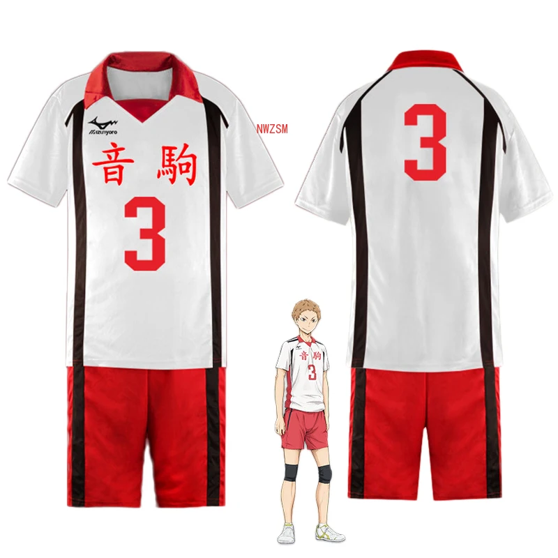 Haikyuu! Nekoma Yaku Morisuke Kenma Kozume Kuroo Tetsuro Jersey Sportkleding Uniform Cosplay Kostuum Haikiyu T-shirt Shorts