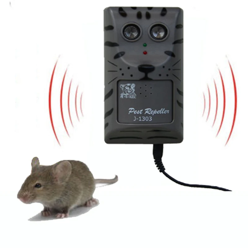 Repelente de ratones electrónico ultrasónico J1303, repelente de plagas para perros, marca Tiger Cub, desmontable multifuncional, 1 unidad