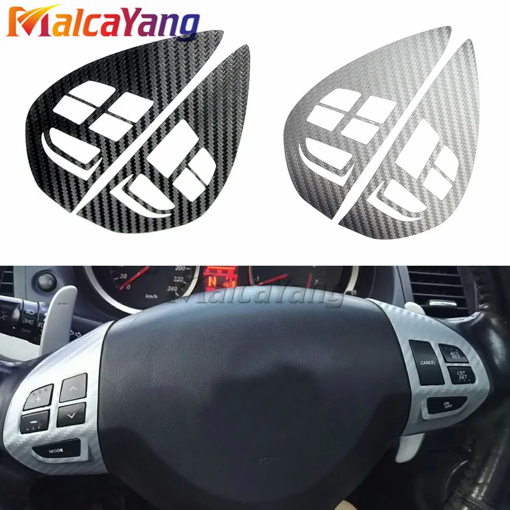 Car -styling buttons Sticker FOR Mitsubishi ASX Lancer Multi-function Car steering wheel control buttons Sticker