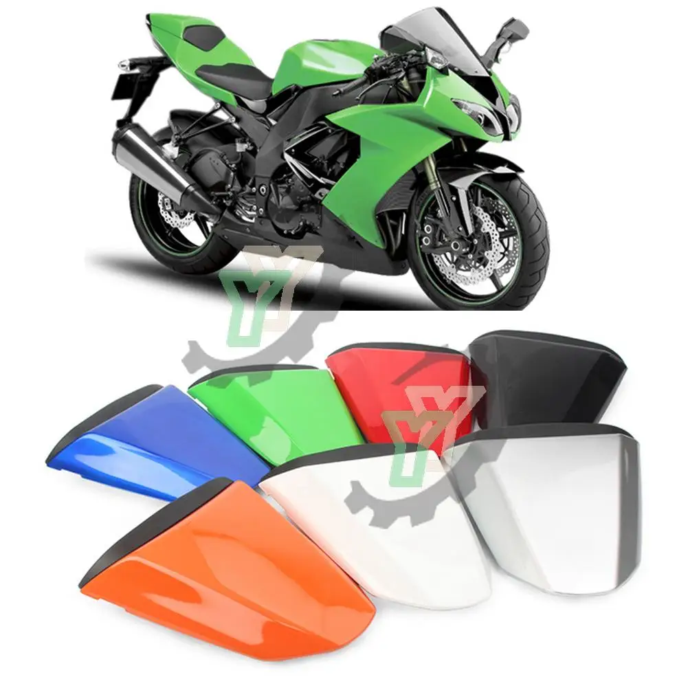 

ZX 10 R 08 09 10 Motorcycle Rear Seat Cover Cowl Fairing Passenger Pillion Tail Back Cover For Kawasaki ZX10R 2008 2009 2010 10R