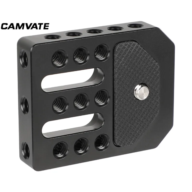 CAMVATE Camera Cheese Plate Top/Bottom Mounting Plate With 1/4\