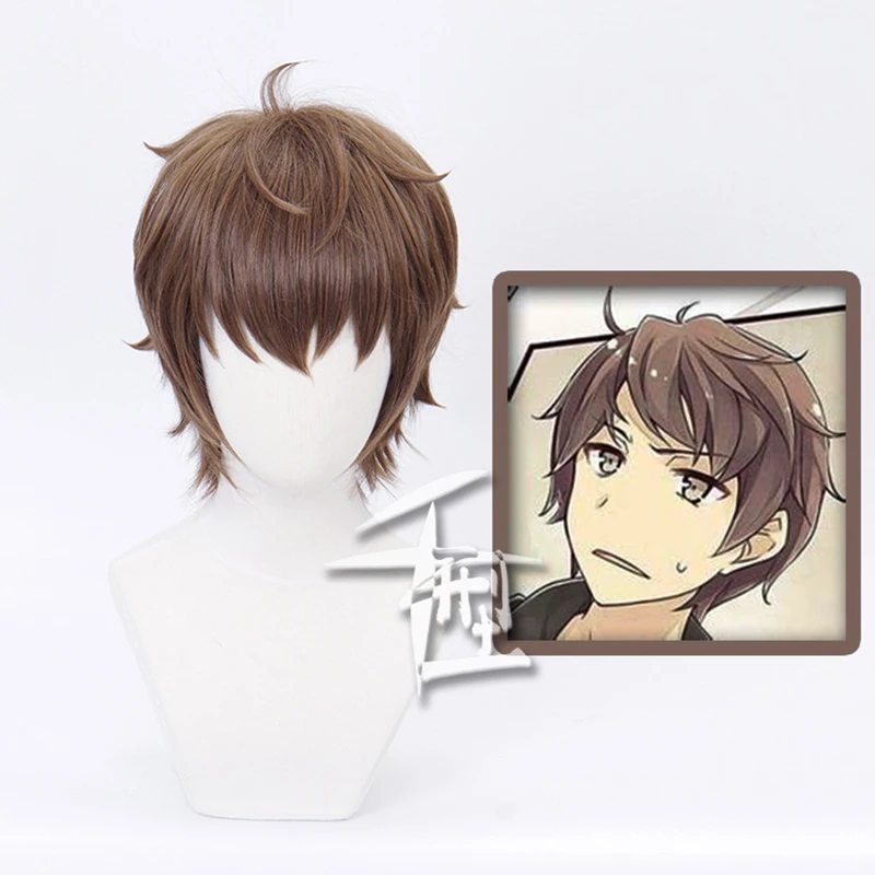 Azusagawa Sakuta Men Short Wig Cosplay Costume Rascal Does Not Dream of Bunny Girl Senpai Heat Resistant Hair Party Wigs