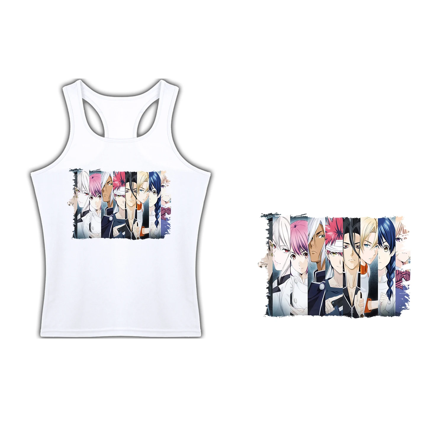 T-SHIRT FOR WOMAN SUSPENDERS SHOKUGEKI NOT SOMA women tshirt