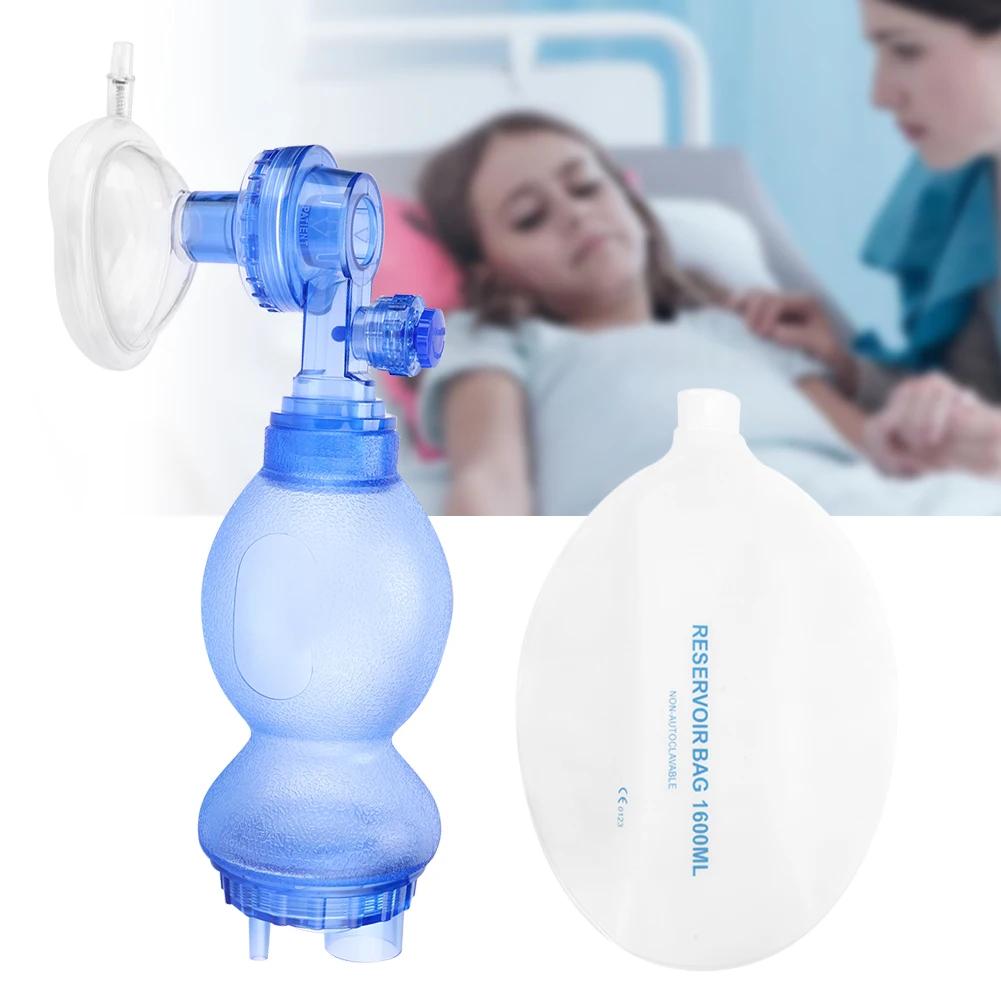 

Handheld Resuscitators Simple Self Help Manual Oxygen Device Newborn First Aid Kit For Baby Respiratory First Aid Equipment